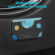 Multi-function Card Holder for Vehicle Car Parking Ticket Clip Convenient Card Box Creative Storage 