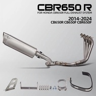 Motorcycle Exhaust M12 Muffler Connect Stainless Front Header Pipe For Honda CBR650R CBR650F CB650R 