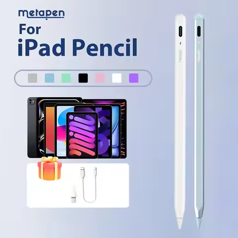 MetaPen A8 Digital Stylus iPad Pencil with Palm Rejection for Apple Pencils 2018-2026 iPad A16&Air 1