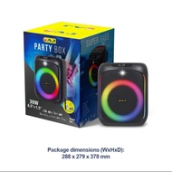 ลำโพงบลูทูธ AJ BOM87W AJ-X65 60W สัมผัสพลังเสียงนุ่มแน่น พกพาสะดวกไปทุกที่