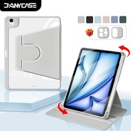 Danycase 360° Rotatable Tablet Cover For iPad 11th A16 10th Gen Air 4/5 10.9 Air 6 7 11 13 M3 5th 6h