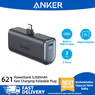 Anker Nano Power Bank 22.5W, Anker 5000mAh portable charger Built-In USB-C Connector