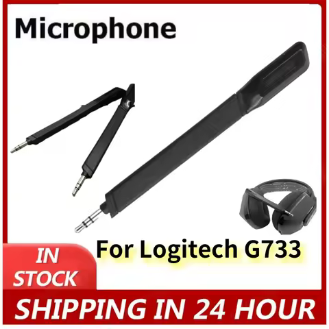 Wireless Headphone Replacement Microphone Wireless Headset Mic Replacement 3.5mm Headset Mic for Log