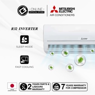 (WEST)Mitsubishi Standard Inverter Aircond(MSY-JS)(2.0HP)Wall Mounted Air Conditioner