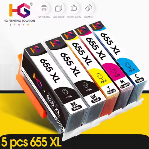 Ink Cartridge for HP655 HP 655XL HP 655 Compatible for HP Deskjet 3525 5525 4615 4625 4525 6520 6525