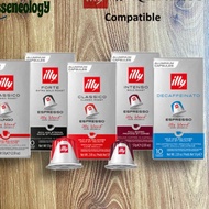 Illy Classico Nespresso Coffee Capsule - Classic Roast and Decaffeinato - 10 Capsules