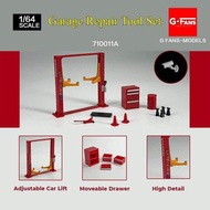G-Fans Models 1/64 Diorama Diecast Garage Repair Tool HONDA Set A