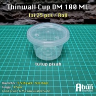 promo termurah sauce cup 100 ml dm isi 25pcs original