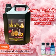 Nước Giặt Paris Thái Lan 5L hương nước hoa (giặt xả 5in1) TẶNG 1 chai nước xả hương Comfort màu xanh