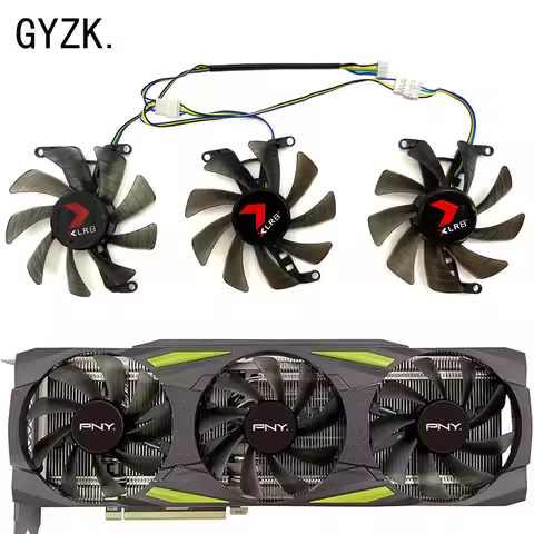 New For PNY GeForce RTX3070ti 3080 3080ti 3090 XLR8 UPRISING EPIC-X RGB Triple Fan OC Graphics Card 