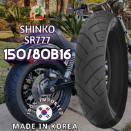 Korea Shinko Tires SR777 (150/80B16) Heavy Duty Tire, 150-80-16, 150/80x16, 150/80-16, 150/80 16, Pi