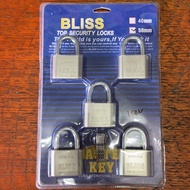 Bliss Padlock 50mmx5pcs