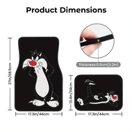 Warner Brothers Looney Tunes Shrester Car Feet-Universal Type Suitable for Cars, Trucks and SUVs, 4-