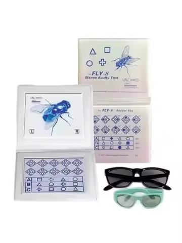 Nova Optical Equipment Optometry Stereo Fly Vision Test (SO001) for Evaluation of Gross Stereopsis a