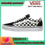 《กิจกรรมในเวลาจำกัด》Vans Old Skoolรองเท้าผ้าใบแฟชั่นกันลื่นระบายอากาศสำหรับผู้ชายและผู้หญิงรับประกันความแท้ รับประกัน 5 ปี Skateboard Men's sports shoes Outdoor running shoes women's shoes Unisex