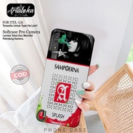 ITEL A26 Case - Fashion Case RK - Softcase Pro Camera - ITEL A26 Casing - TPU Silicone - ITEL A26 Ca