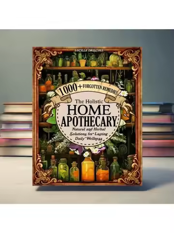 1000+ Forgotten Apothecary Recipes Remedies Book, Natural and Herbal Daily Wellness, Vintage Aesthet