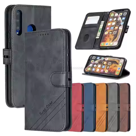 Leather Flip Case on For Huawei Honor 10 Lite HRY-LX1 LX2 Coque Honor 10i HRY-LX1T 20Lite 20i Magnet
