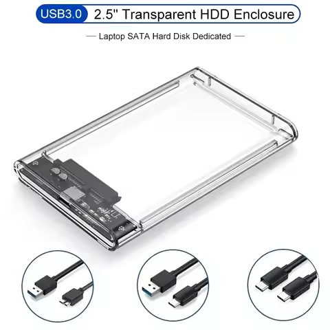 USB Harddisk Box Type C to SATA III Hard Disk Case 2.5 Inch HDD SSD External Enclosure Hard Drive Di