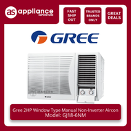 Gree 2HP Window Type Manual Non-Inverter Aircon GJ18-6NM
