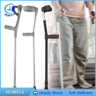 [Homyl4] Forearm Crutches for Adults Lightweight Universal Arm Crutches for Women Men
