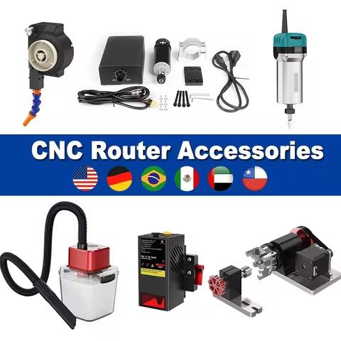 Twotrees Vacuum Cleaner for TTC450 3018 CNC Router Wood Cutting Spindle Motor Laser Module End Mill 