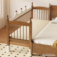 Lifting Stitching Baby Big Beech Adjustable Bed Fence Solid Wood Bed Widening Children's Bed Stitchi