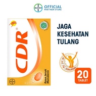 CDR Suplemen Kalsium Rasa Jeruk Mandarin 20 Tablet