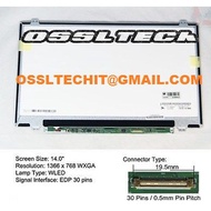 ACER/ASUS/LENOVO/HP 14.0 SLIM 30PIN N140BGA-EB3 LED SCREEN FOR LAPTOP
