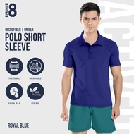 Prime8 x 888.co Aerofit Polo Shortsleeve Microfiber Dryfit Tshirt Jersey Sport Baju T Shirt Men Wome