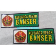 Banser Embossed Plate Sticker - Banser Embossed Sticker