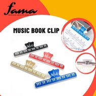 [FAMA] Music Book or Music Sheet Clip for Page Note Holder Music Score