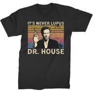 Men's cotton T-shirt It's Never Lupus Dr House Vintage T Shirt
