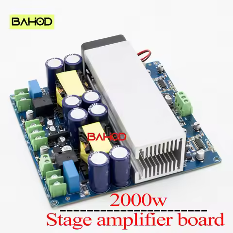 BAHOD 2000w audio amplifier board HIFI high power IRS2092S stereo 2*1000w professional stage class D