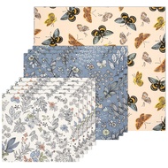 9Pcs Reusable Beeswax Food Wraps Organic Beeswax Wraps Plastic Free Beeswax Bread Wraps Washable Bee