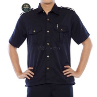 Seragam safari Baju safari Setelan safari security safari satpam Safari Lengan pendek Lengan panjang