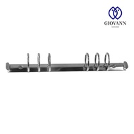 GIOVANNI Binding Hoops A5 A6 A7 File Folder Clip Diary Metal File Folder Refillable