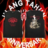 COD kAOS Baju Vest Wings Double Trouble Album Rock Band Graphic Printed Tee Adult Cotton Wings Rock 