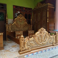 set kamar tidur cinta / kamar set jati termurah