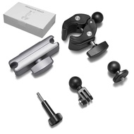 ขาจับแบบซุปเปอร์แคลมป์อะลูมิเนียมอัลลอยด์ หมุนได้ สำหรับกล้อง GoPro Hero 13 12 11 10 9 insta360 SJCA