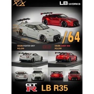 ERROR 404 1/64 LBWK R35 GT-R Silhouette 35GT-RR - Combat Grey
