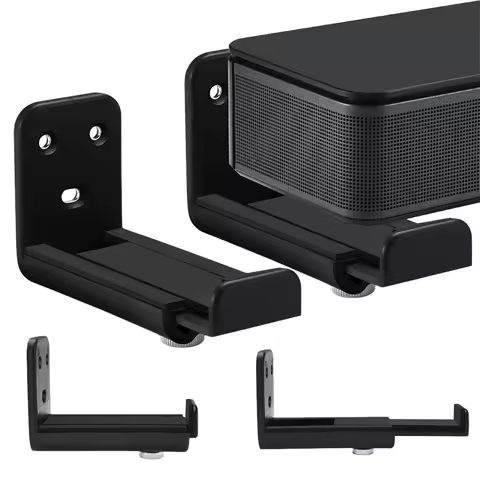 Soundbar Wall Mount Bracket Drywall Sound Bar Wall Stand Anti-Drop Soundbar Speaker Wall Holder for 