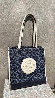 COACH 牛仔布 tote bag（直款）