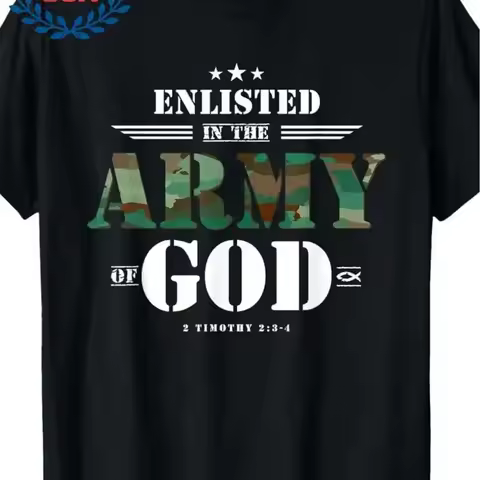 Christian s Religious Bible Verse Scriptures God'S Army T Shirt