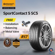 Continental SportContact SC5 R17 245/45 MO 225/45 SSR * (with installation)