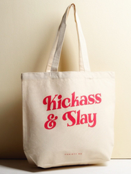 Christy Ng Kickass & Slay Canvas Tote Bag