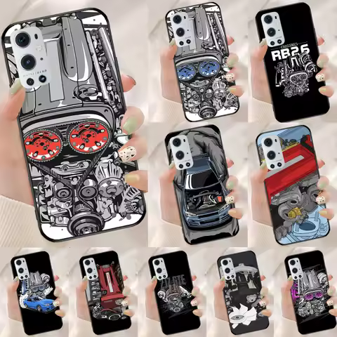 JDM Car RB26 Engine For Realme 11 10 12 13 14 Pro Plus GT 7 6 5 Pro GT 6T C67 C61 C53 C51 C21Y C25S 