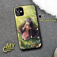 {MCC466} Glossy Softcase iphone 11 12 13 14 15 Mini X XR 6 7 8 Case IP Premium Shiny Mirror ANIME MO