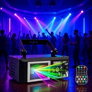 New Full Color Animation Laser Laser Light dmx512 Beam Projection ktv Rotating Light Show Strobe Atm