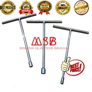 CHROME T-SOCKET WRENCH 12 MM, 14 MM, 17 MM SOCKET WRENCH/ SHOCK WRENCH/ T-SOCKET WRENCH/